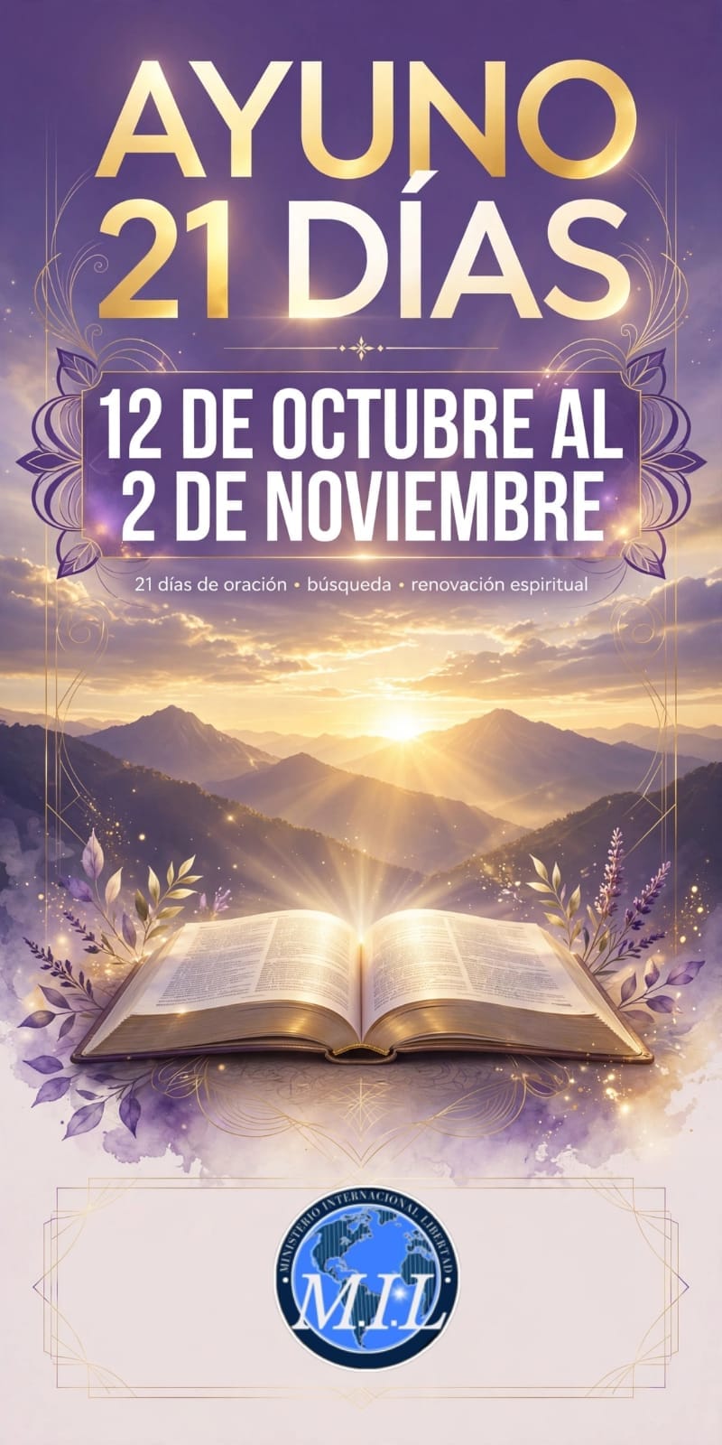 Ayuno de 21 Días - Ministerio Internacional Libertad